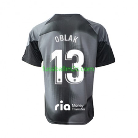 Fußballtrikots Atlético Madrid Jan Oblak 13 Torwart Auswärts Trikotsatz 2022-2023 Fußballtrikots Atlético Madrid Jan Oblak 13 Torwart Auswärts Trikotsatz 2022-2023